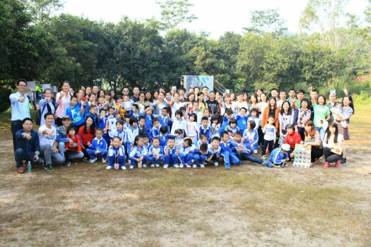 深圳农家乐九龙山生态园迎来龙华锦华实验小学亲子游活动