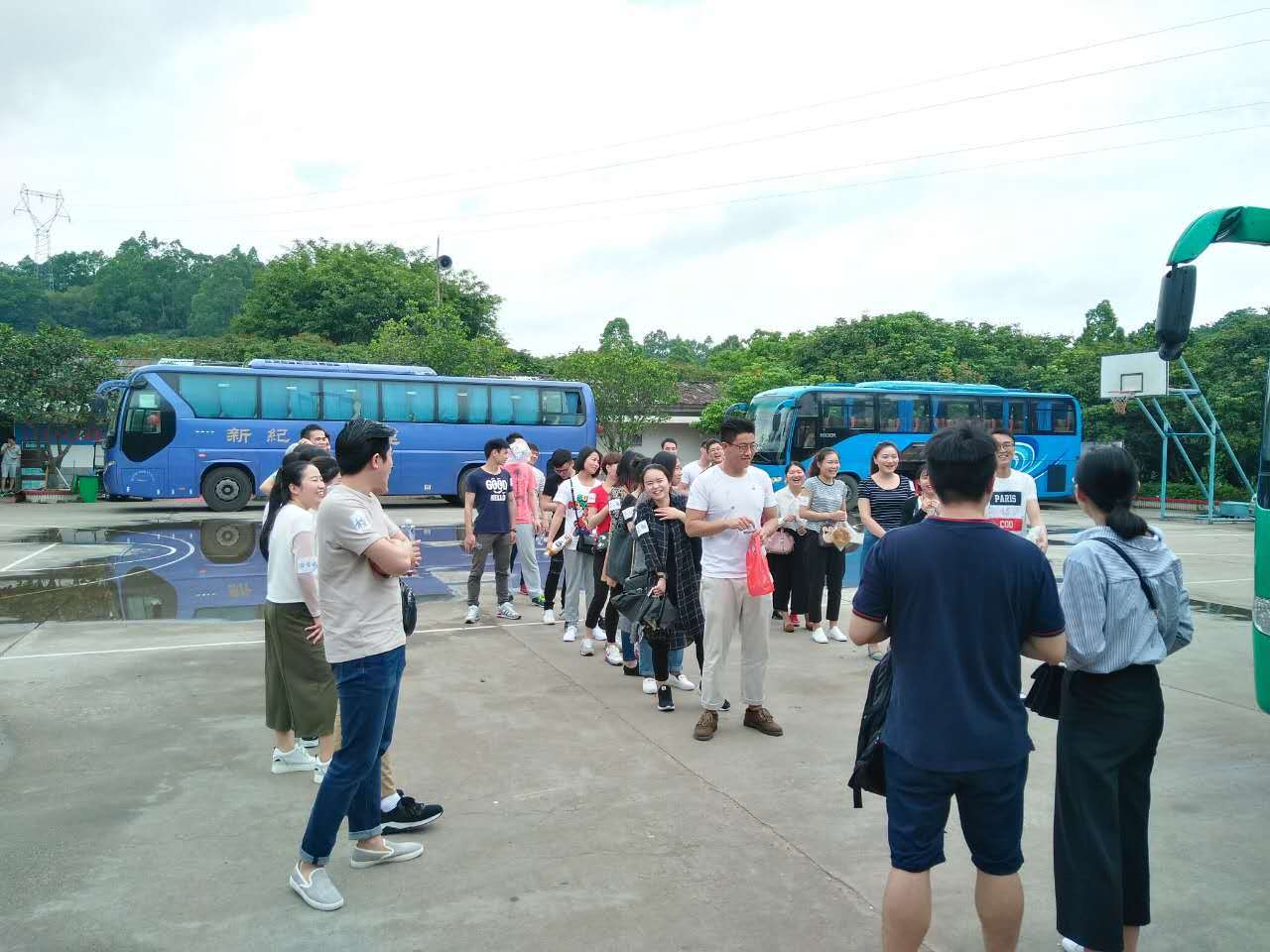 维也纳职员自导自玩自嗨来九龙山生态园开展团体活动