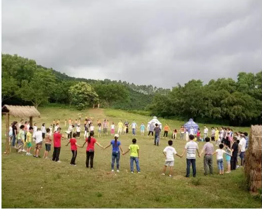 安泰计时公司全体员工到深圳农家乐九龙生态园组织拓展活动