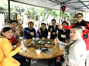 天珑质量活动细雨中畅享深圳农家乐九龙生态园