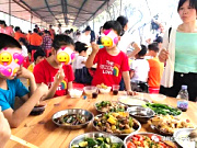 红十字会亲子游选择深圳九龙生态园农家乐野炊活动