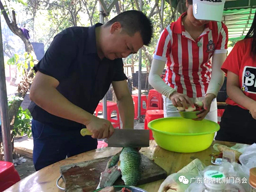广东省湖北荆门商会2018年深圳观澜农家乐九龙山生态园活动